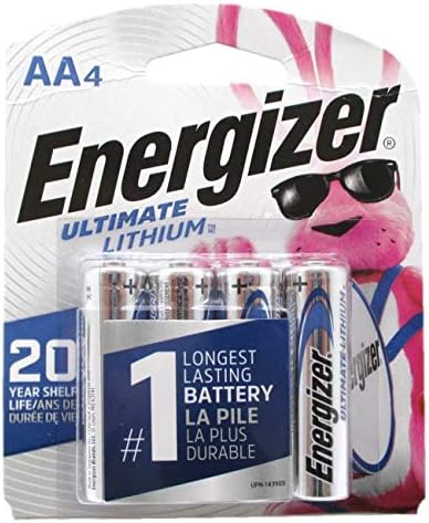 Energizer Ultimate Lítio Baterias AA, 8 contagem