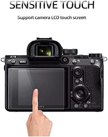Dierjin Protetor de tela LCD de vidro temperado com 3 pacote compatível com Leica M10-R [0,25mm 2,5D de alta definição
