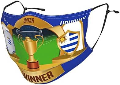 Máscara de pano reutilizável do vencedor do vencedor do Uruguai Zaltas protege sua boca e rosto do