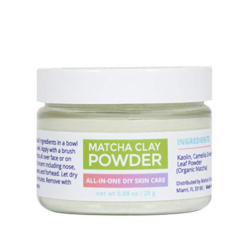 23 Skin Matcha Green Tea Powder Máscara com argila caulina - Máscara facial com chá verde orgânico - esfoliação