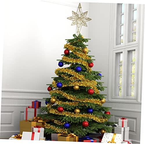 CLISPEED 2PCS Decoração de árvore de Natal ADORNOS PARA DE RATTAN TRUSE TREETO TREETO DE NATAL TREETO