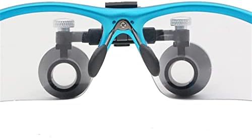 Loupe binocular WPYYI 2.5X Loupe dental com óculos de trabalho de luxo ultra -leve Proteção de óculos