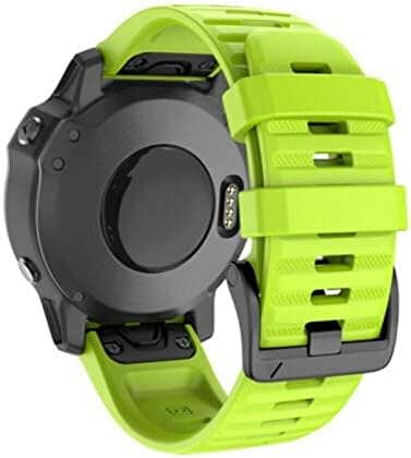 Buday 22 26mm Sport Silicone Watch Band para Garmin Fenix ​​6x 6Pro 5x 5 Plus 3 HR 935 S60 MK2
