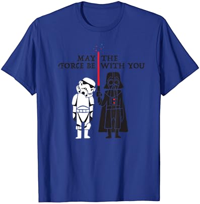 Star Wars fofo Darth Vader pode a força estar com você camiseta