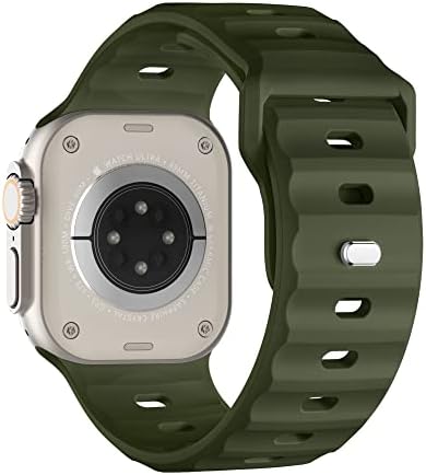 Banda esportiva do SuitisBest Compatível com Apple Watch Ultra Bands 49mm 45mm 44mm 42mm Para