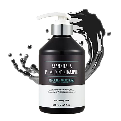 Manzrala 2 em 1 shampoo e condicionador de homens | Homens Shampoo para Rainning Hair e Cambo Nuterishing