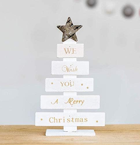 Decorações de Natal GFDJ Simples em estilo nórdico Mini árvore de natal decoração de mesa de