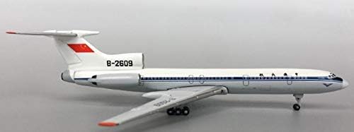 Modelo YU CAAC Tu-154M Aircraft B-2609 1/400 Aeronaves de modelo de plano diecast