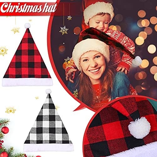 Chapéus de Natal para homens e mulheres Chapéus de algodão de malha de malha de natal