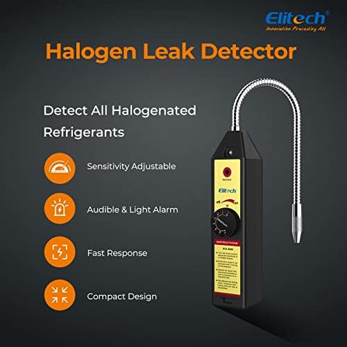 Elitech WJL-6000 Detector de vazamento Freon Halogen Gas Tester HVAC Refrigerante AC Sniffer R22 R410A R134A