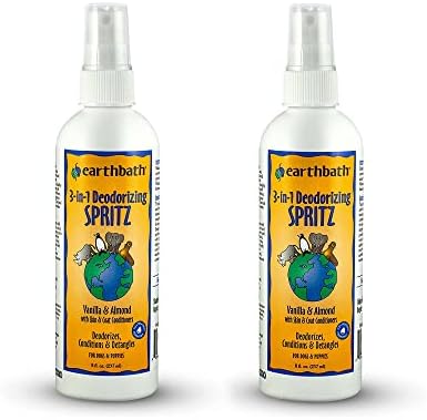 Terra-terra 3-em-1 Spritz, spray de desodorização de cães e filhotes-Detangles, desodoriza e