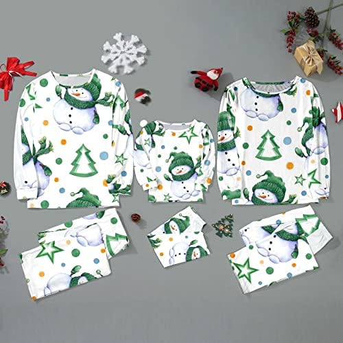 Família Natal PJS Halloween pijamas natal de manga longa árvore de Natal Top calças xadrez de roupas