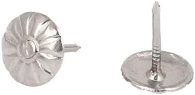 X-Dree 10mm x 13mm de ferro estilo vintage de crisântemo de renovação de unhas de unhe tache 200pcs