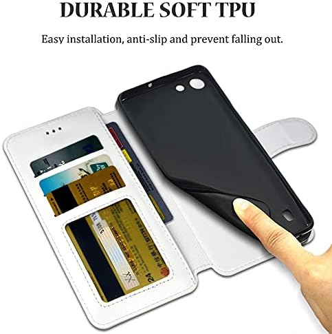 Tartaruga marinha havaiana iPhone 8 capa, iPhone 7 capa, capa de couro de flip de carteira com carteira