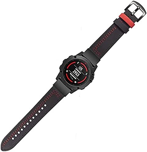 IRJFP para Garmin Fenix ​​5 5x mais 6 6x Pro 3 h Smart Watch Leather Band Straplet para Forerunner 935