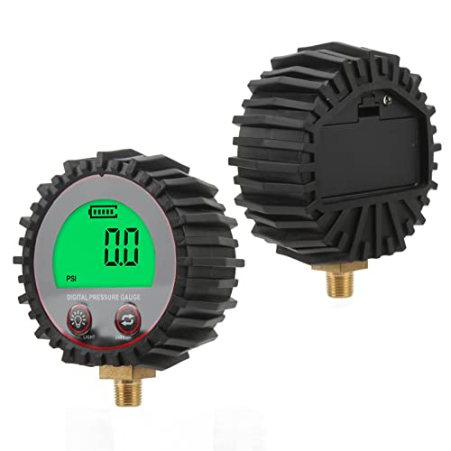 Barômetro digital de pneu, medidor de pressão digital do inflador de pneus - 20-60 ℃ Temperatura