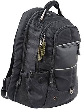 Techion 4 Pack Paracord Zipper puxa para mochilas, tendas, estojos, casos de viagem, jaquetas e muitos