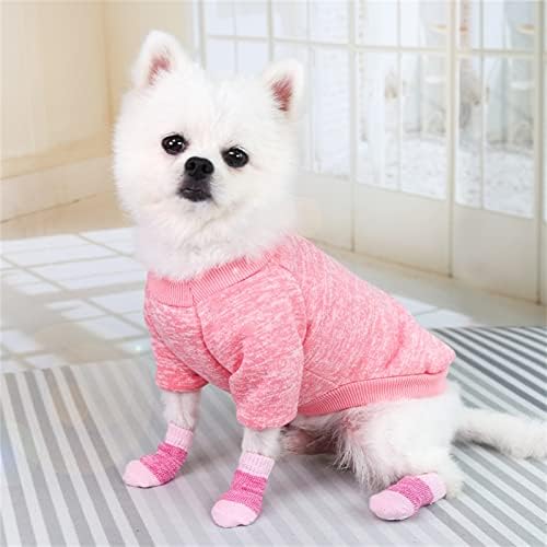 Rongxi meias com meias anti-deslizamentos de clipes de cachorro de cachorro interno conjunto de cachorros de