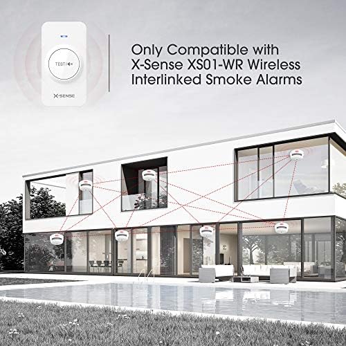 X-Sense Wireless Interconected Fuman e COM Alarms SC07-W e controle remoto