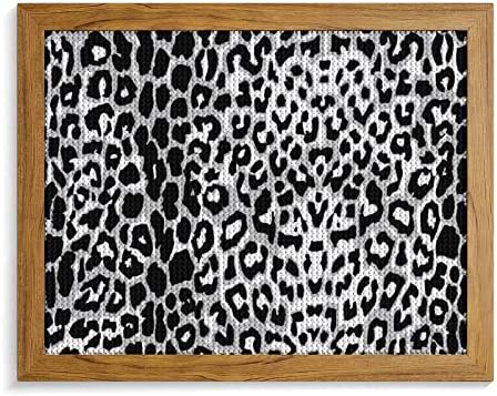 Kits de pintura de diamante de leopardo preto e branco kits de pintura de imagem 5d broca completa de broca completa