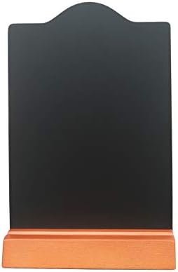 FixtUledIsPlays® 5.9 x 8 x 2,4 Mensagem de madeira de madeira Blackboard quadrofboard com base 21428-1-NPF