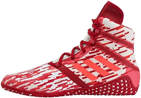 Adidas afeta os sapatos de luta livre vermelha Diggital