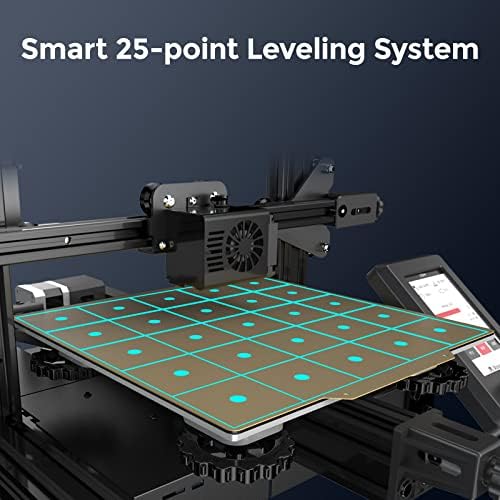Impressora Voxelab Aquila X3 3D com nivelamento automático inteligente de 25 pontos, impressão de alta