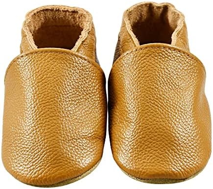 Sapatos de couro de bebê de bebê IEVOLV