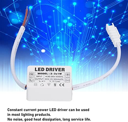 Driver de LED, fácil instalação Driver de corrente constante de corrente boa dissipação de calor Bom efeito