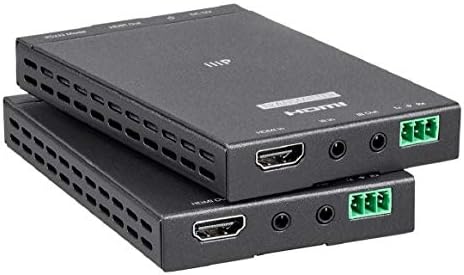 Monoprice Blackbird 4K Pro HD Baset Extender Kit, IR, 70m com POC, RS232, HDCP 2.2 e cabo HDMI de alta