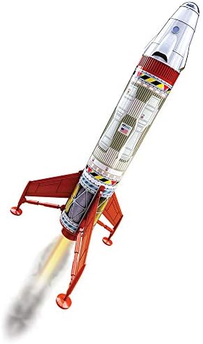 Estes Destino Marte Colonizer Modelo Rocket Starter Conjunto - Inclui kit de foguete, bloco de lançamento/