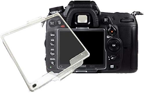 Tampa protetora de tela compatível para câmera Nikon D7000, Fanzr Transparente ABS Anti-Scratch Screen Protector