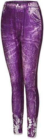 Calça de vestido de ioga yalfjv com bolsos para mulheres calças de calça de calça de páscoa de Páscoa leggings