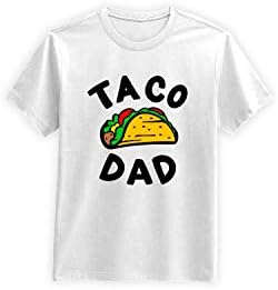 Taco Papai e Taquito do papai - camisa masculina e unisex Baby Bodysuit Onesie Combinando o Dia