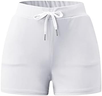 Shorts femininos de zpervoba com bolsos ativos com bolsos shorts executando shorts esportivos shorts atléticos calças standex shorts mulheres