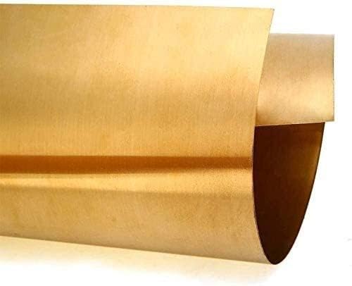 Folha de latão Huilun Placa de cobre Placa de cobre de cobre Placa de papel alumínio com tesão, espessura de 1,5