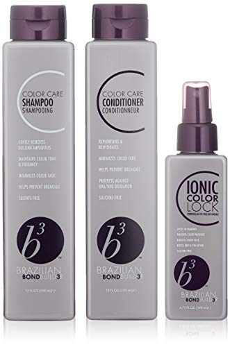 B3 shampoo/condicionador/pacote de trio de bloqueio de cor iônico