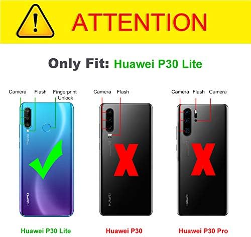 J&D Case Compatível para a caixa de Lite Huawei P30, Caso de Caso de Caso Caso Clear Resistente a Chegamento