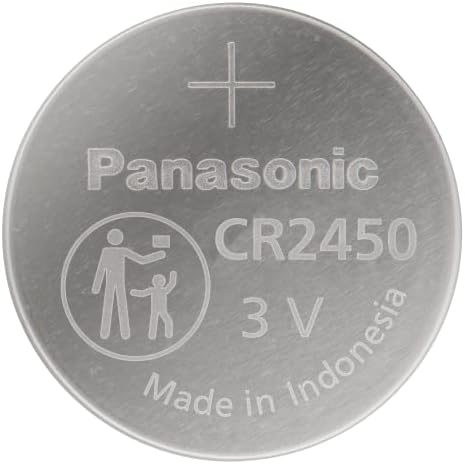 Panasonic CR2450 3,0 volts de comprimento de comprimento de lítio Baterias de células em resistência à criança,