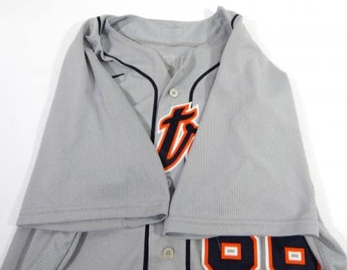 2021 Detroit Tigers Erosmo Ramirez 66 Jogo emitido POS usou Grey Jersey 46 6 - Jogo usou camisas MLB