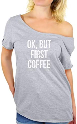Awkwardstyles ok, mas o primeiro café branco fora dos ombros camiseta + marcador