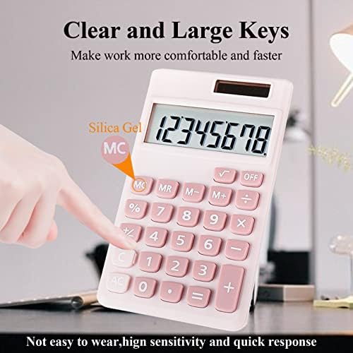 Calculadora Básica, Mini calculadoras de tamanho de bolso fofo para desktop para escola, escritório,