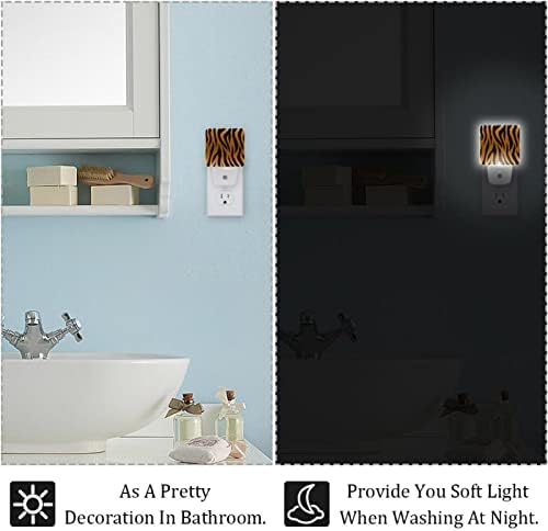 Tiger LED Night Light, Kids Nightlights for Bedroom Plug in Wall Night Lamp Brilho ajustável para escadas do