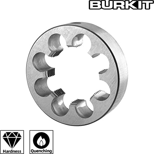 Métrica Burkit M39 x 1 matriz de rosqueamento redonda, M39 x 1,0 rosca da máquina Die a mão direita