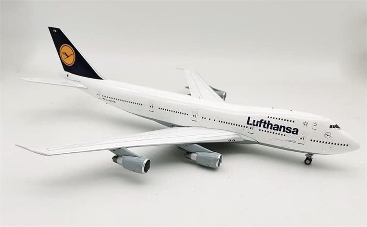 Jfox para Boeing 747-230bm Lufthansa D-Abym com Stand Limited Edition 1/200 Aeronave Diecast Modelo pré-construído