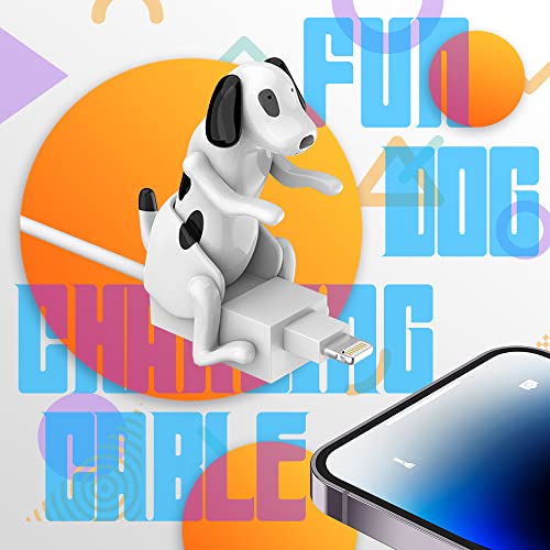 Adamcong Funny Dog for iPhone Charger Cable, Dog Toy Charger para iPhone adequado para presentes,