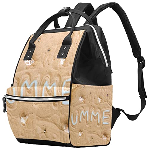 Bolsas de fraldas de verão Modinha Mummy Backpack de grande capacidade Bolsa de enfermagem Bolsa de viagem para cuidados com o bebê