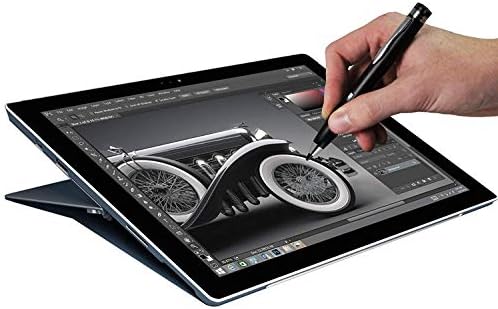 Navitech Silver Mini Fine Point Digital Active Stylus Pen compatível com o Huawei MediaPad T2 7.0