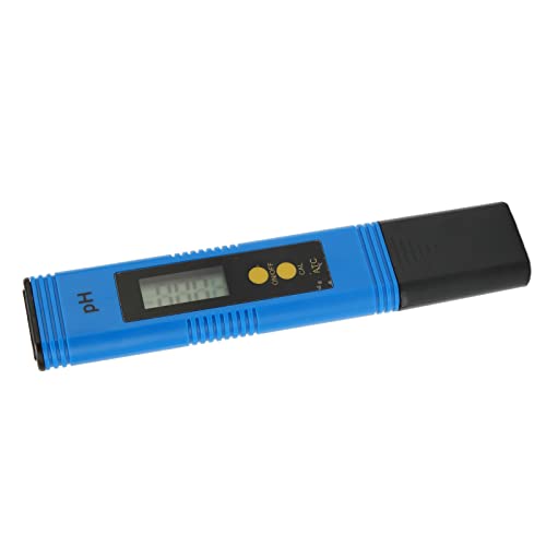 Testador de pH Digital, Blue Backlight Water Ph Tester para água da lagoa
