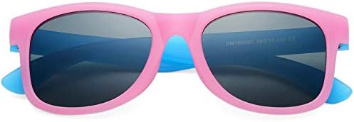 Braylenz Candy Color TR90 Frame flexível de óculos de sol polarizado para crianças meninos meninas